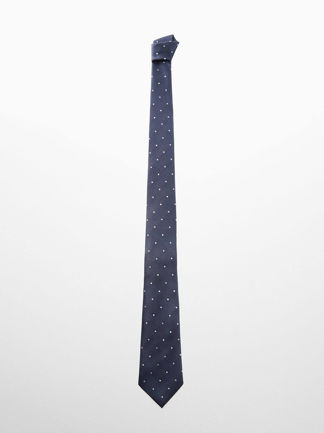 MANGO MAN Polka Dots Woven Design Water-Resistant Formal Broad Tie