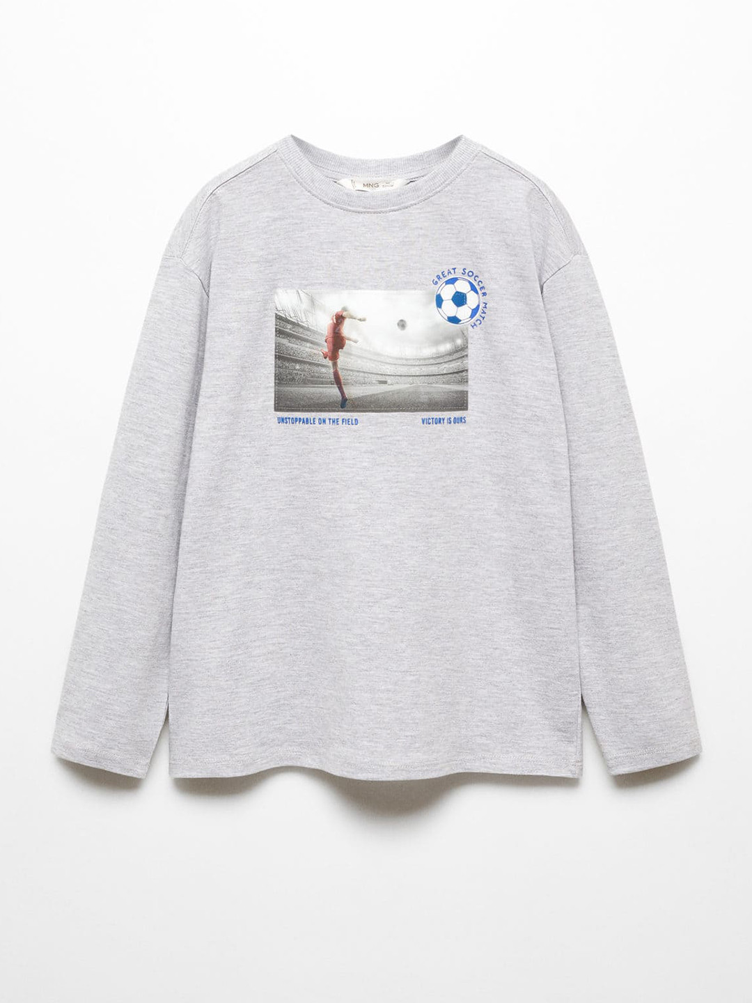 Mango Kids Boys Graphic Printed T-shirt