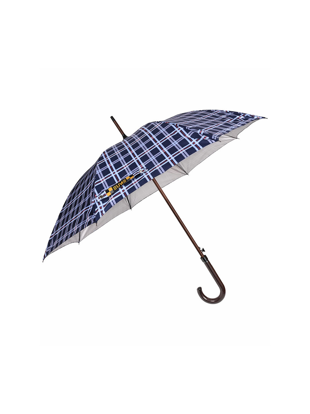 EUME Checked Auto Open Umbrella