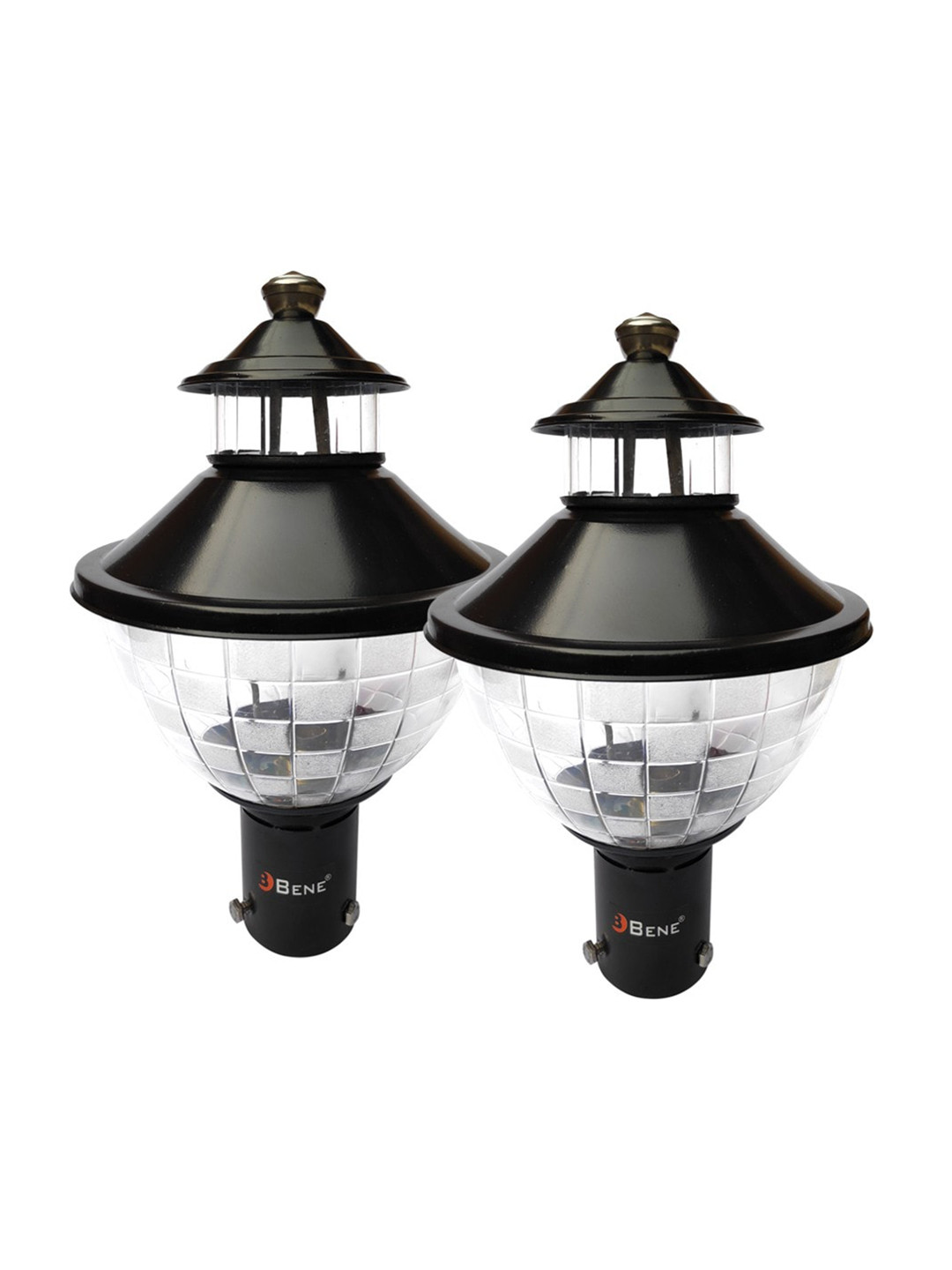 BENE Freddo Black & White 2 Pieces Waterproof & Rustproof Outdoor Lamps
