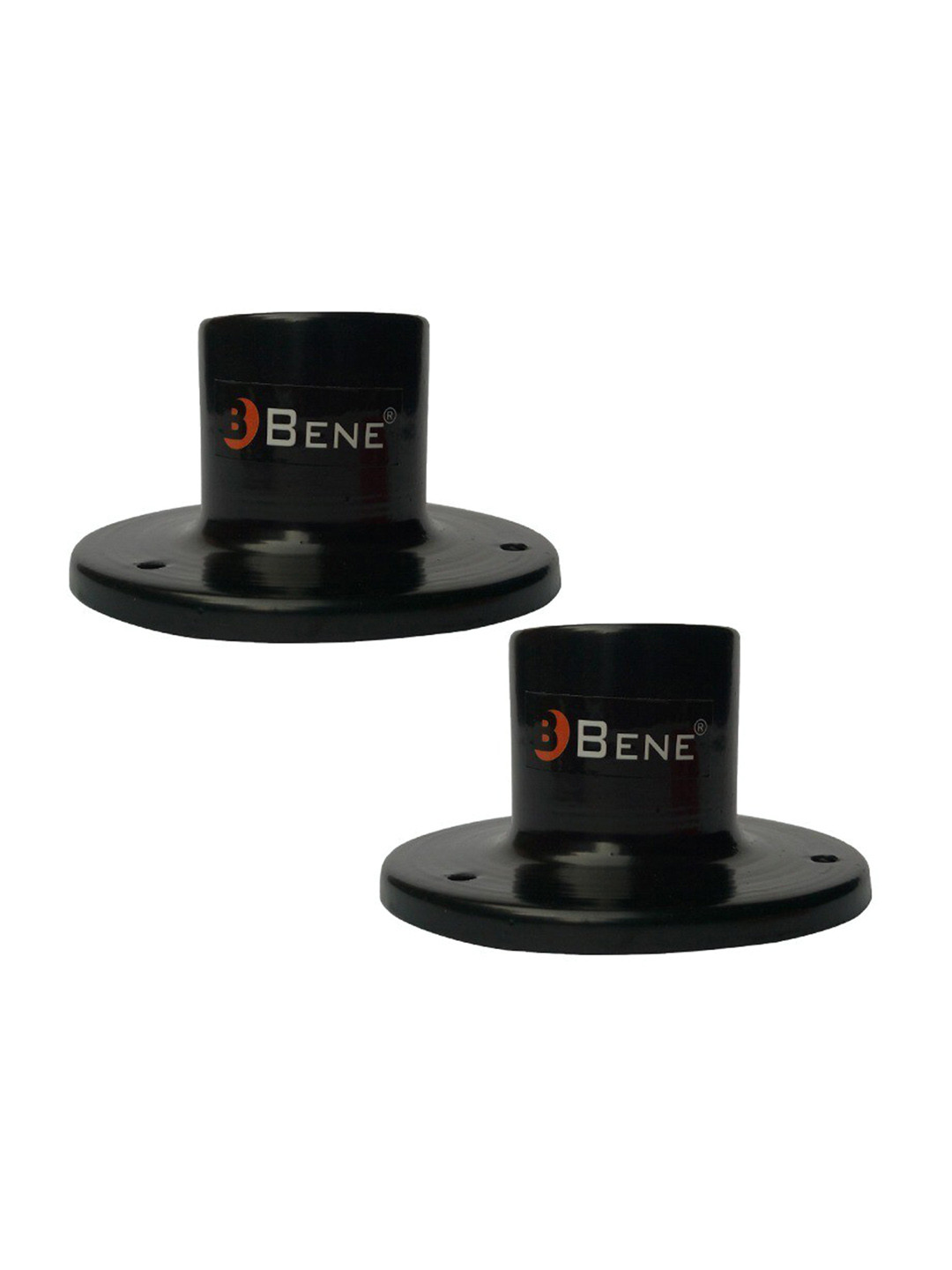 BENE Base Stand 2 Pieces Black Self Assembly Outdoor Lamp Base Stands