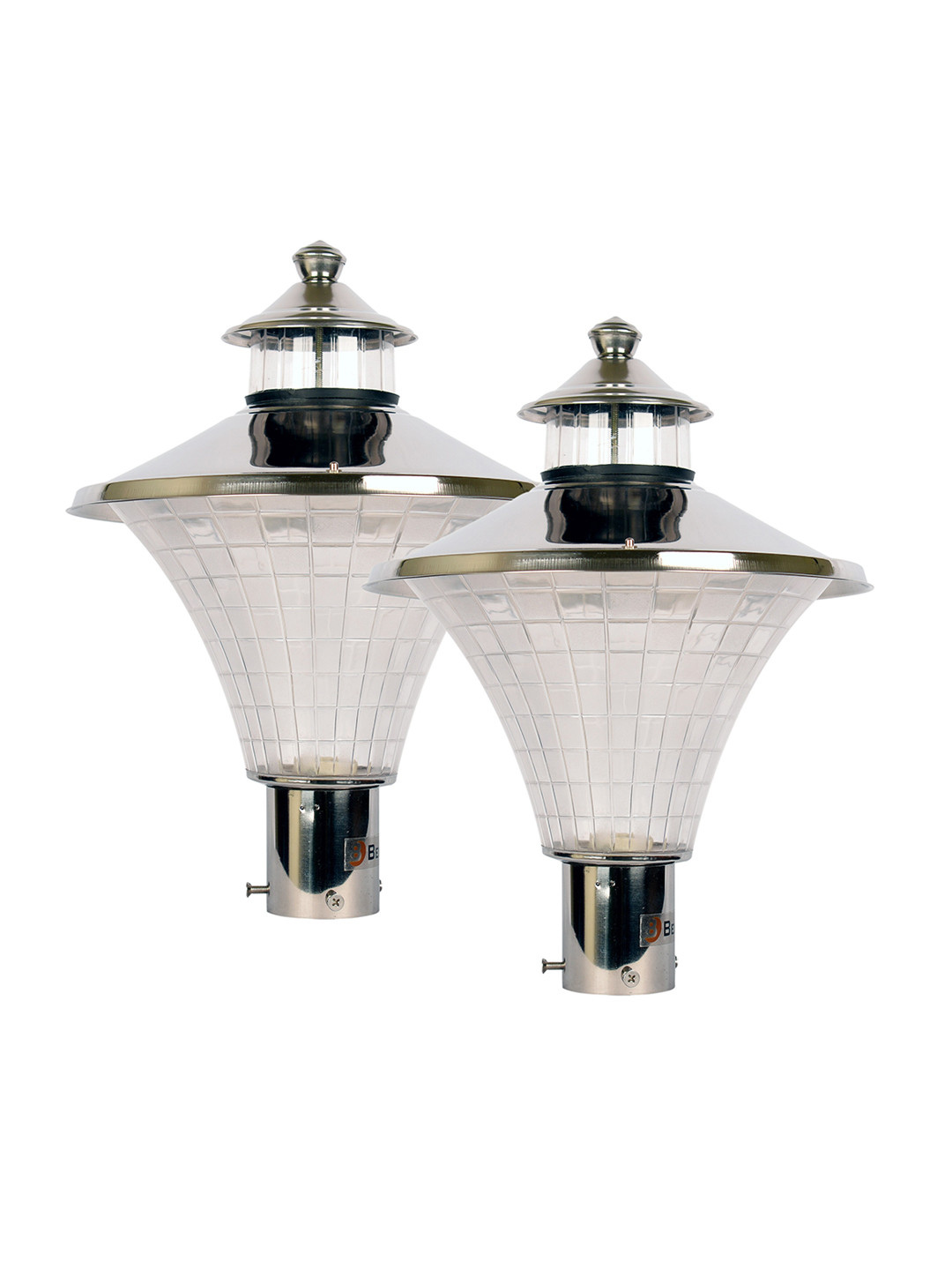 BENE Steel & Transparent Waterproof & Rustproof Outdoor Lamps