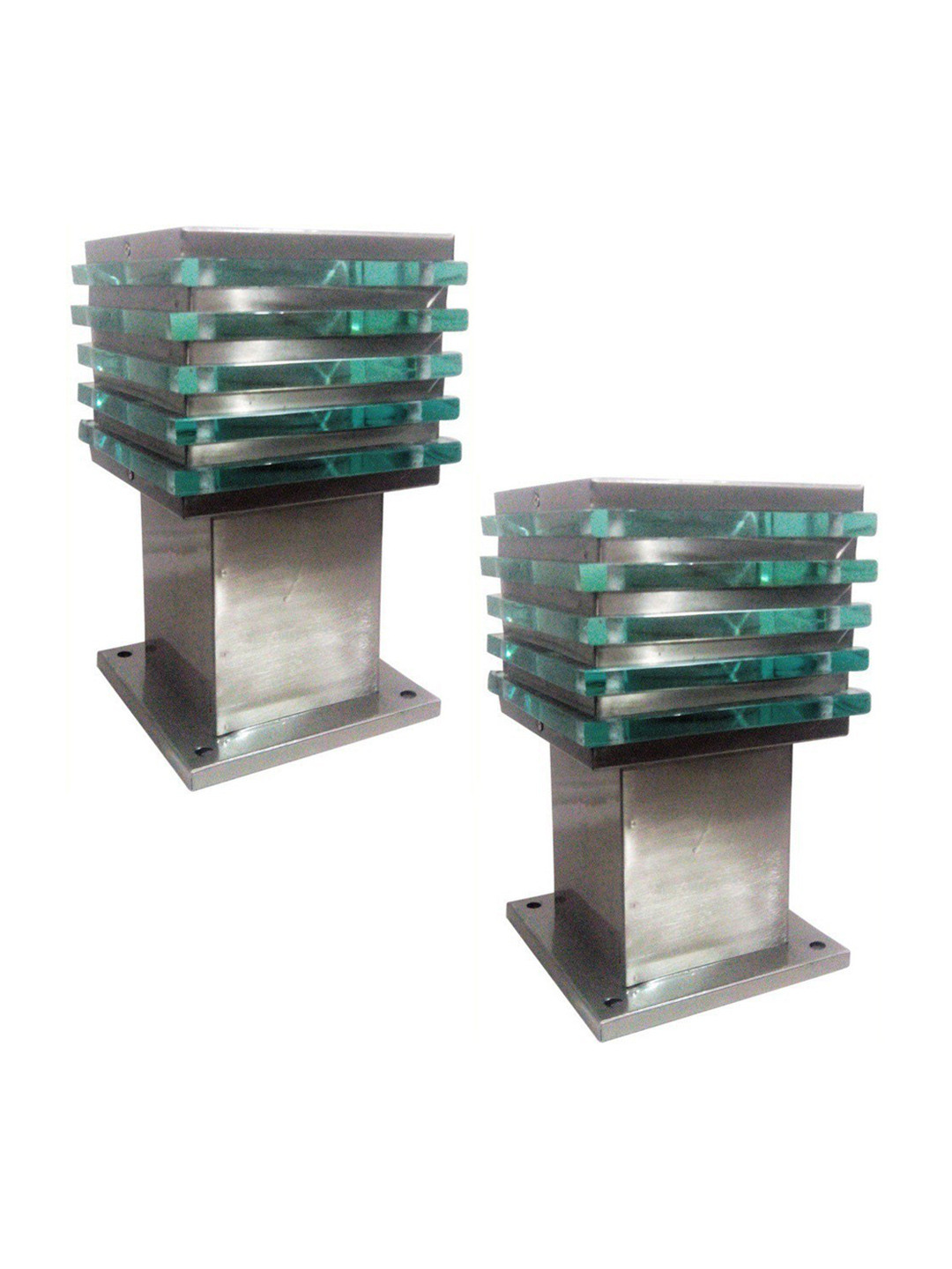 BENE Bene Ice Cube Grey 2 Pieces Self Assembly Outdoor Lamps