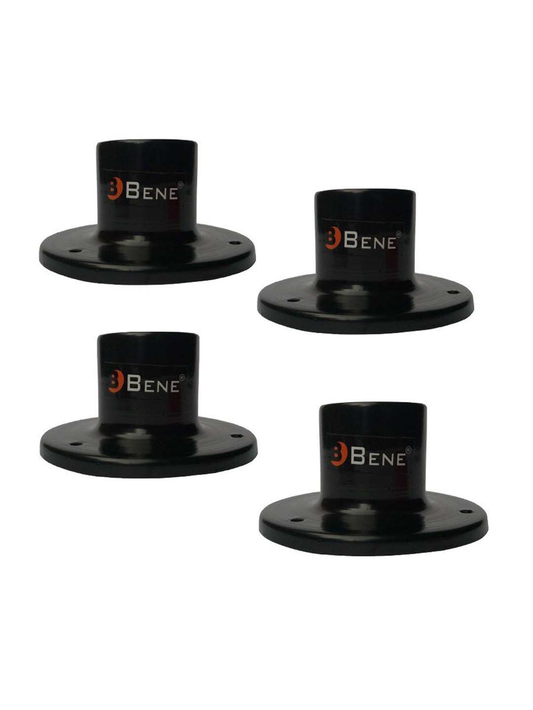 BENE Black 4 Pieces Self-Assembly Outdoor Lamps