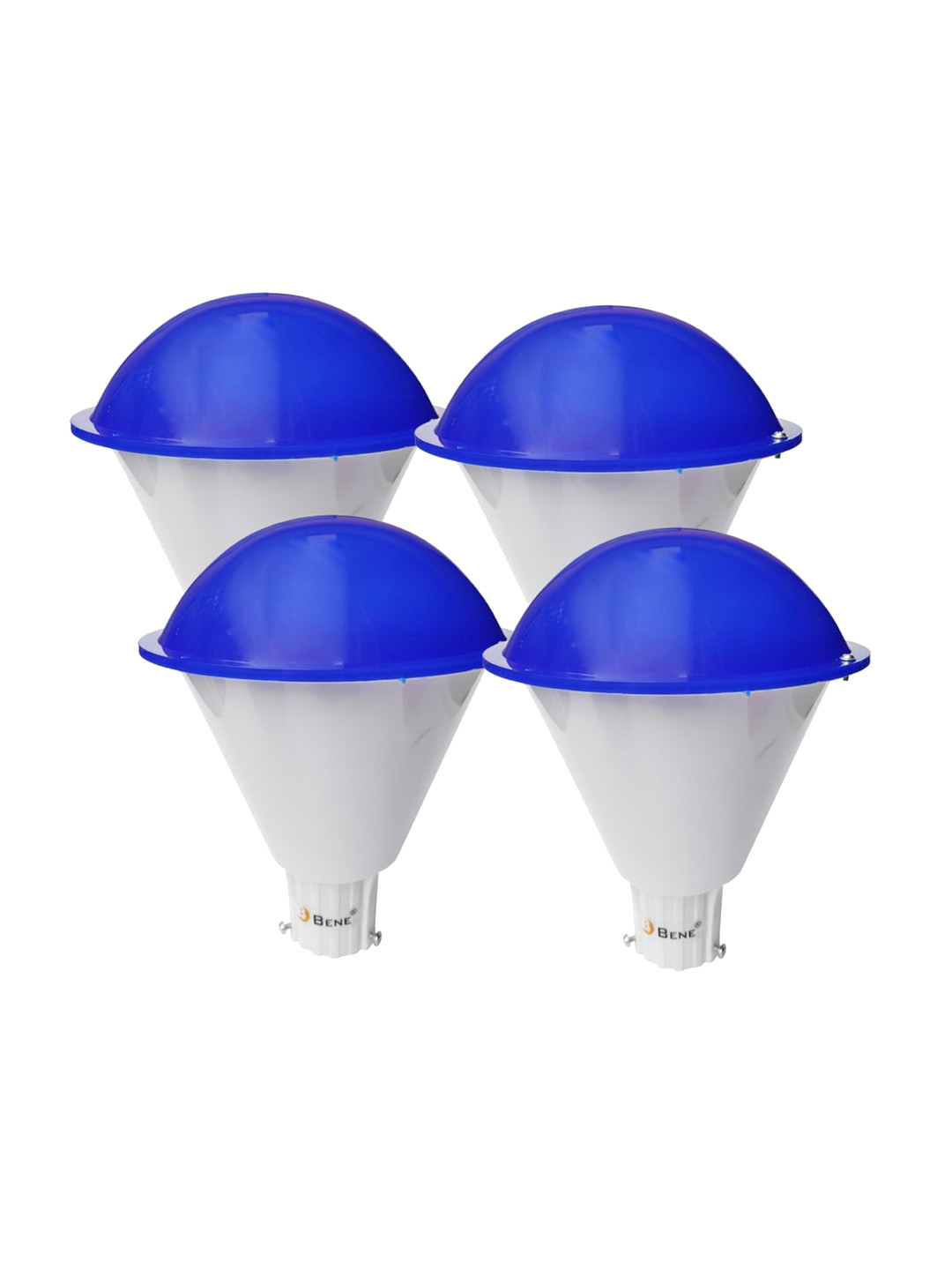 BENE Plum White & Blue 4 Pieces Self Assembly Outdoor Lamps