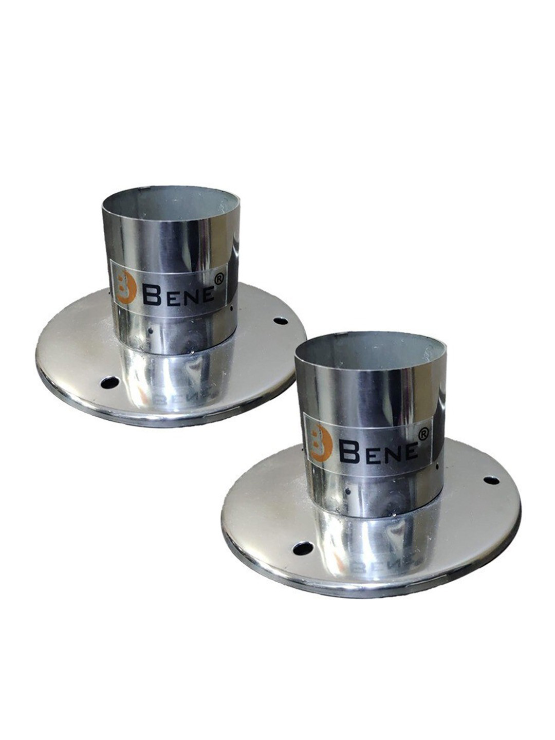 BENE 2 Pieces Grey Round Outdoor Lamps