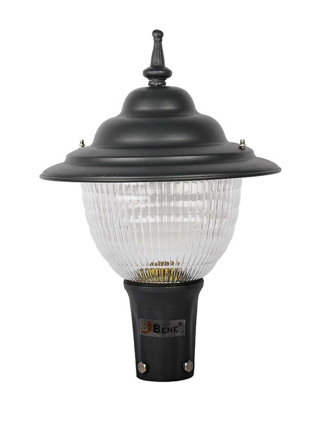 BENE Grey & Transparent Textured Aluminium Outdoor Lamps