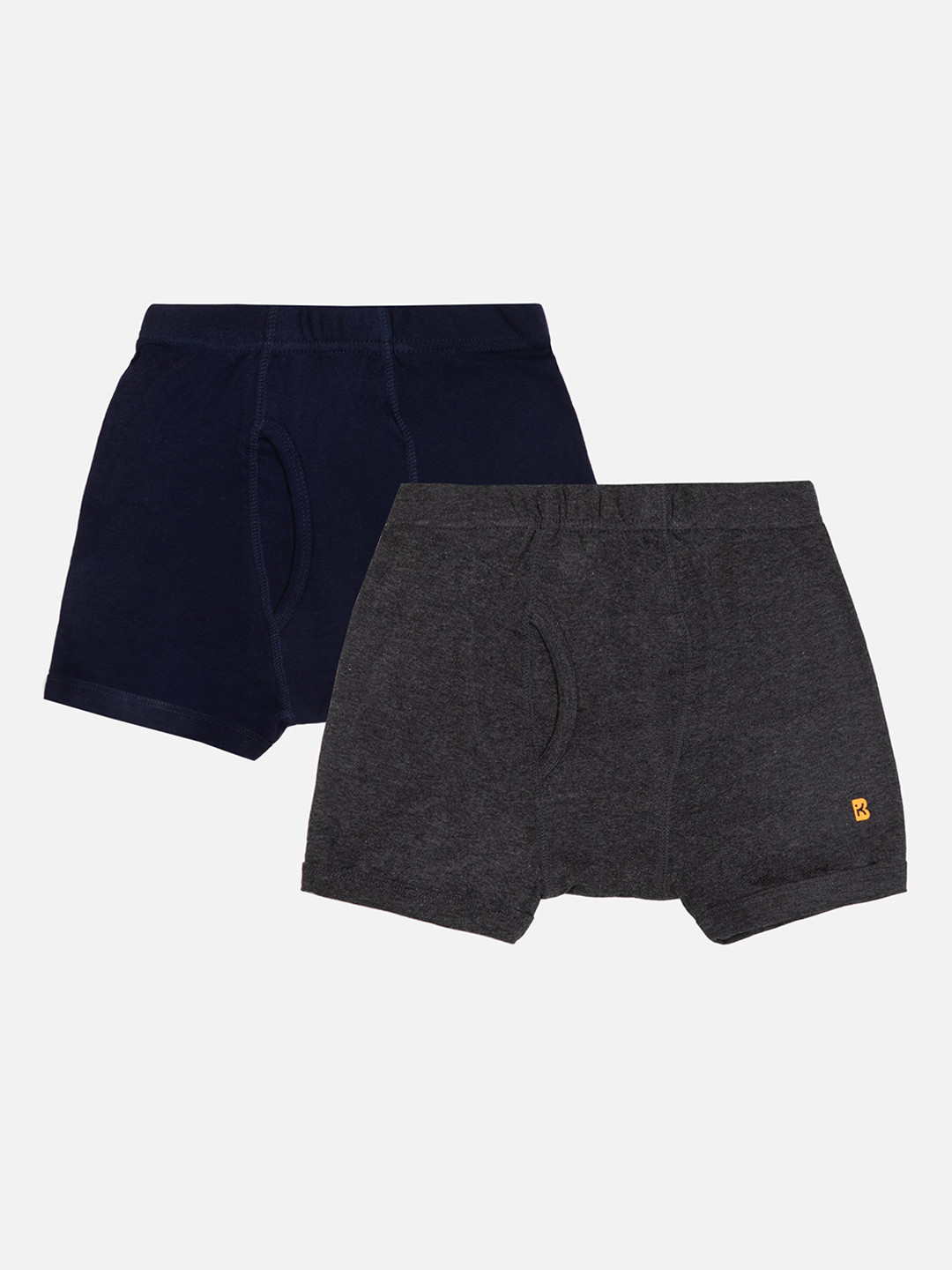Bodycare Boys Pack Of 2 Mid-Rise Trunks KGA2067NVAM-PK001