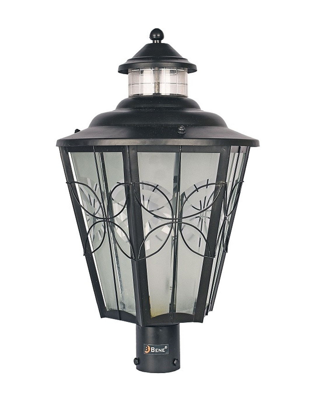 BENE Black Frustum Self-Assembly Metal Outdoor Lamp