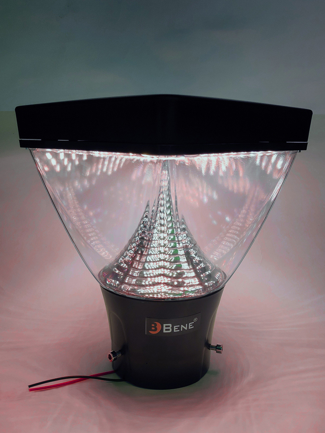 BENE Black 2 Pieces Self-Assembly Outdoor Lamps