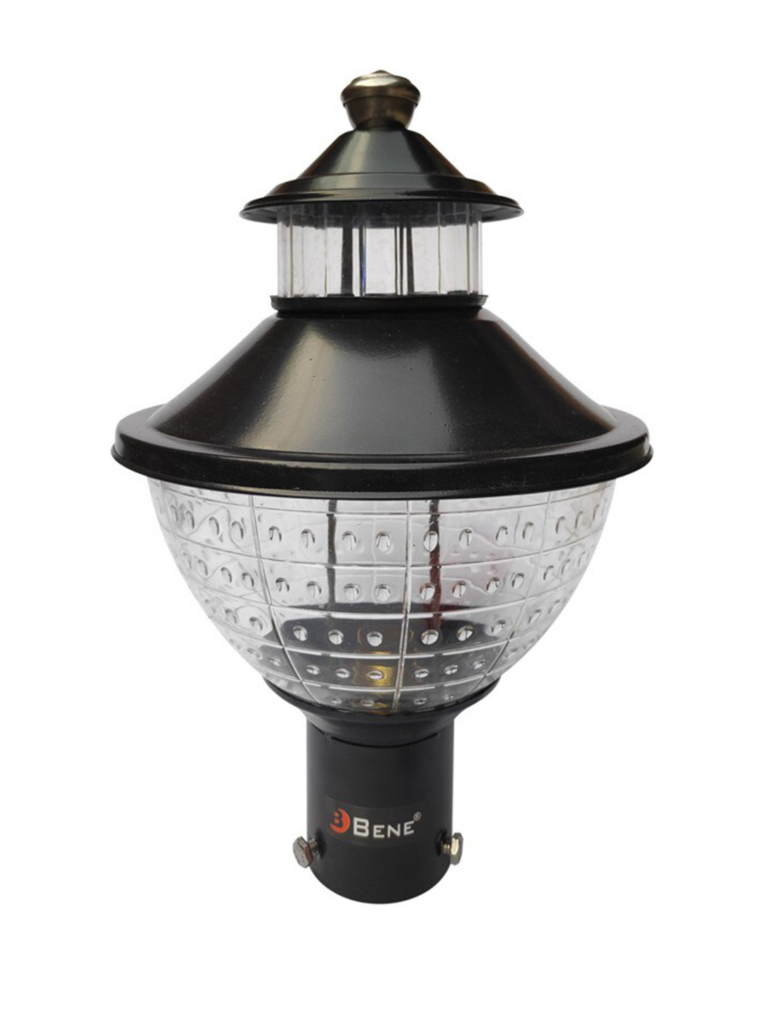 BENE Black & White Self-Assembly Stainless Steel Textured Outdoor Lamps