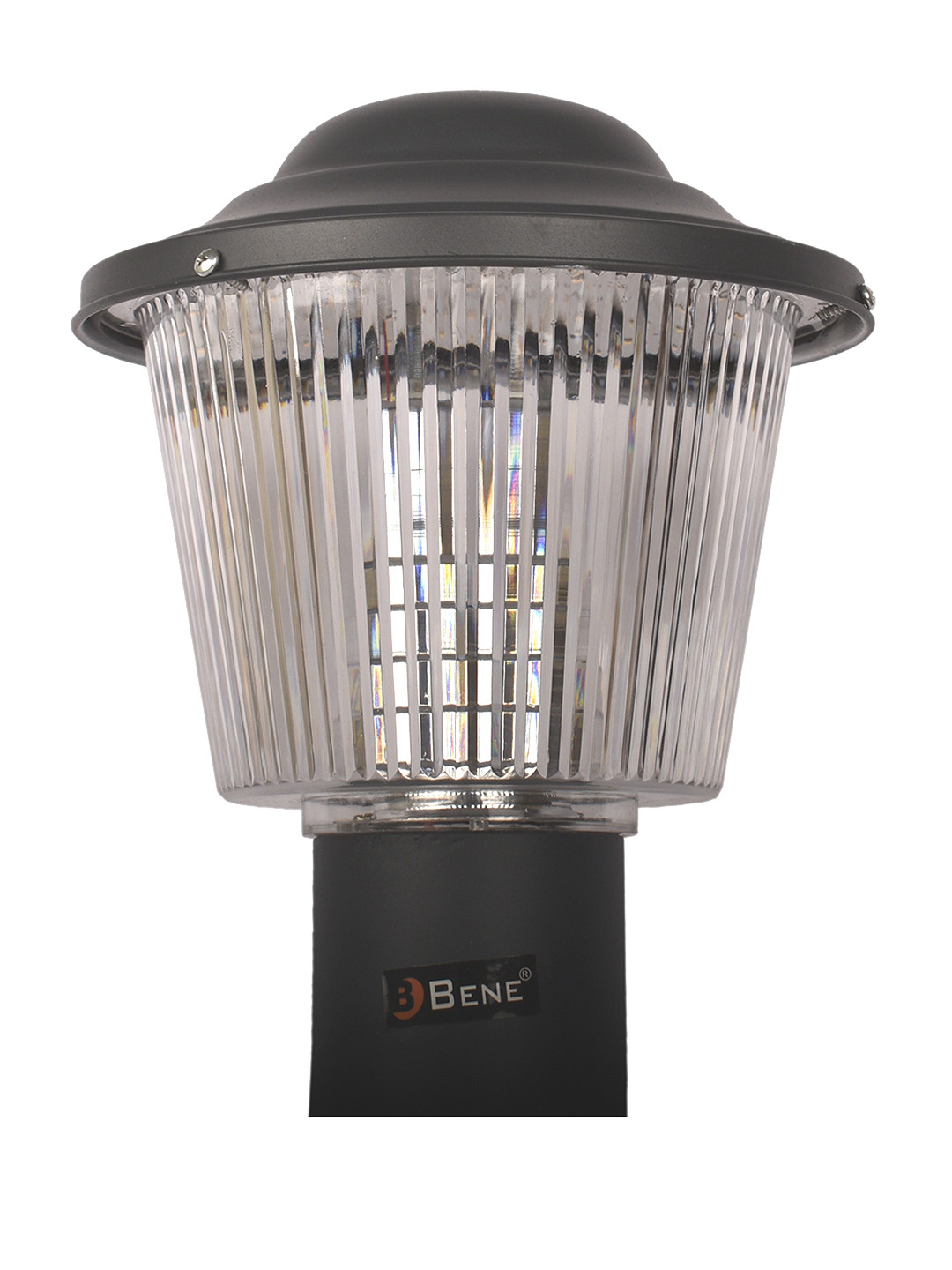 BENE Grey Cylindrical Shaped Self-Assembly Outdoor Lamps