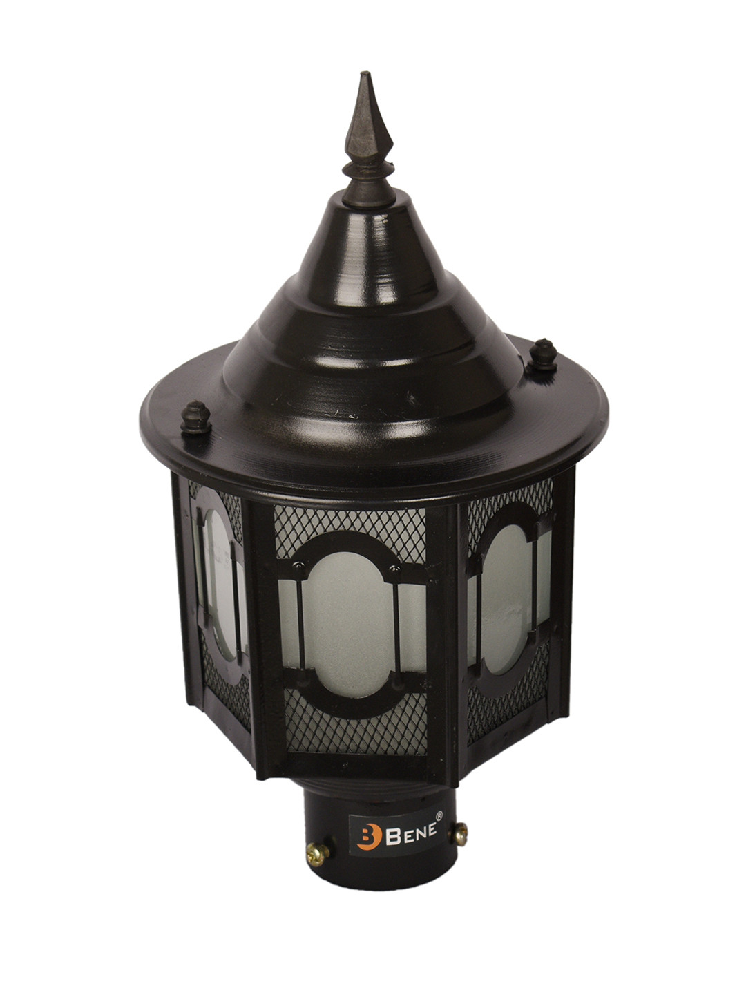 BENE Black & White Textured Self-Assembly Abstract Shaped Outdoor Lamps