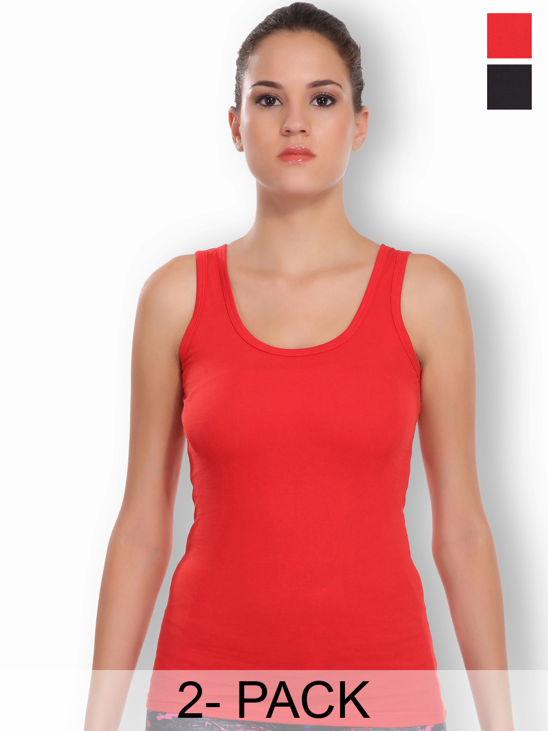 SELFCARE Pack Of 2 Stretchable Non-Padded Camisoles