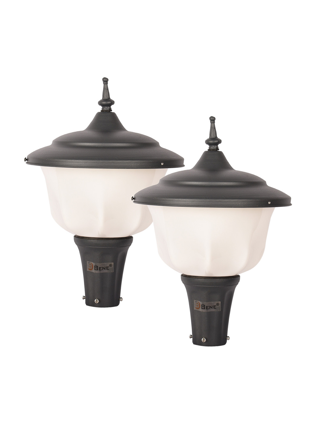 BENE Adam Black & White 2 Pieces Self-Assembly Outdoor Lamps