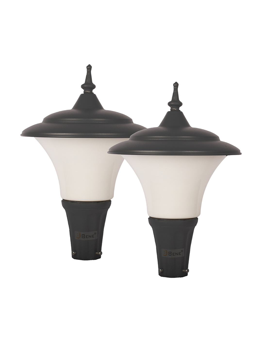 BENE Fetor Grey & White 2 Pieces Waterproof & Rustproof Outdoor Lamps