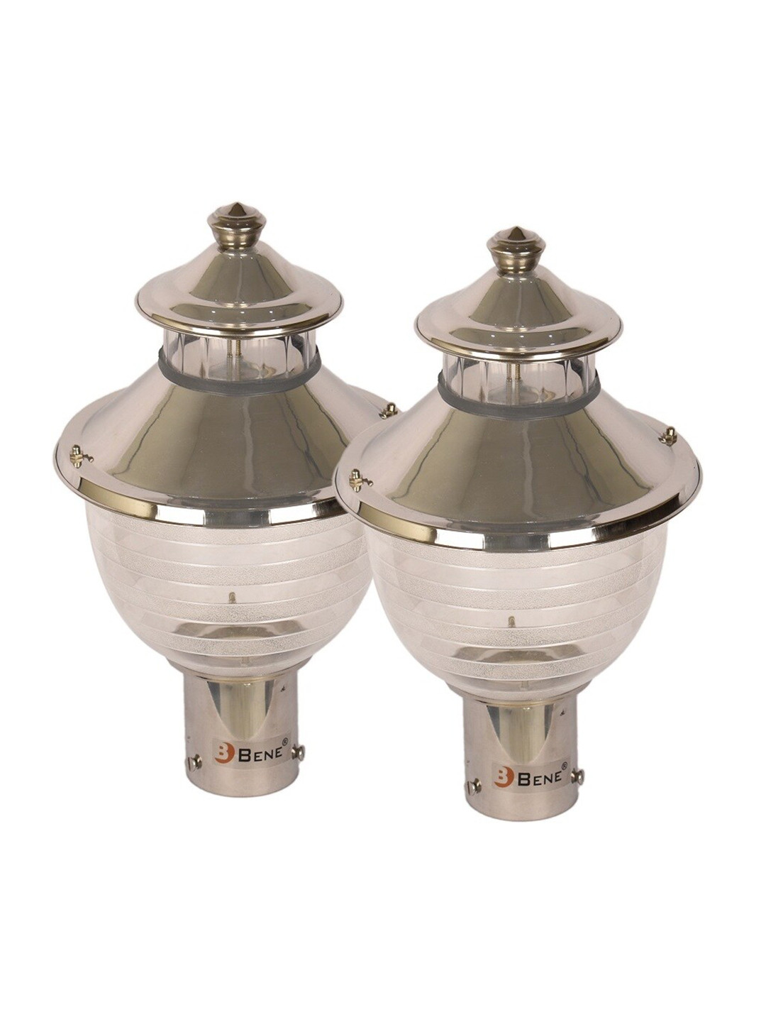 BENE Libson Steel Toned Waterproof & Rustproof Spherical Shaped Metal Outdoor Lamps