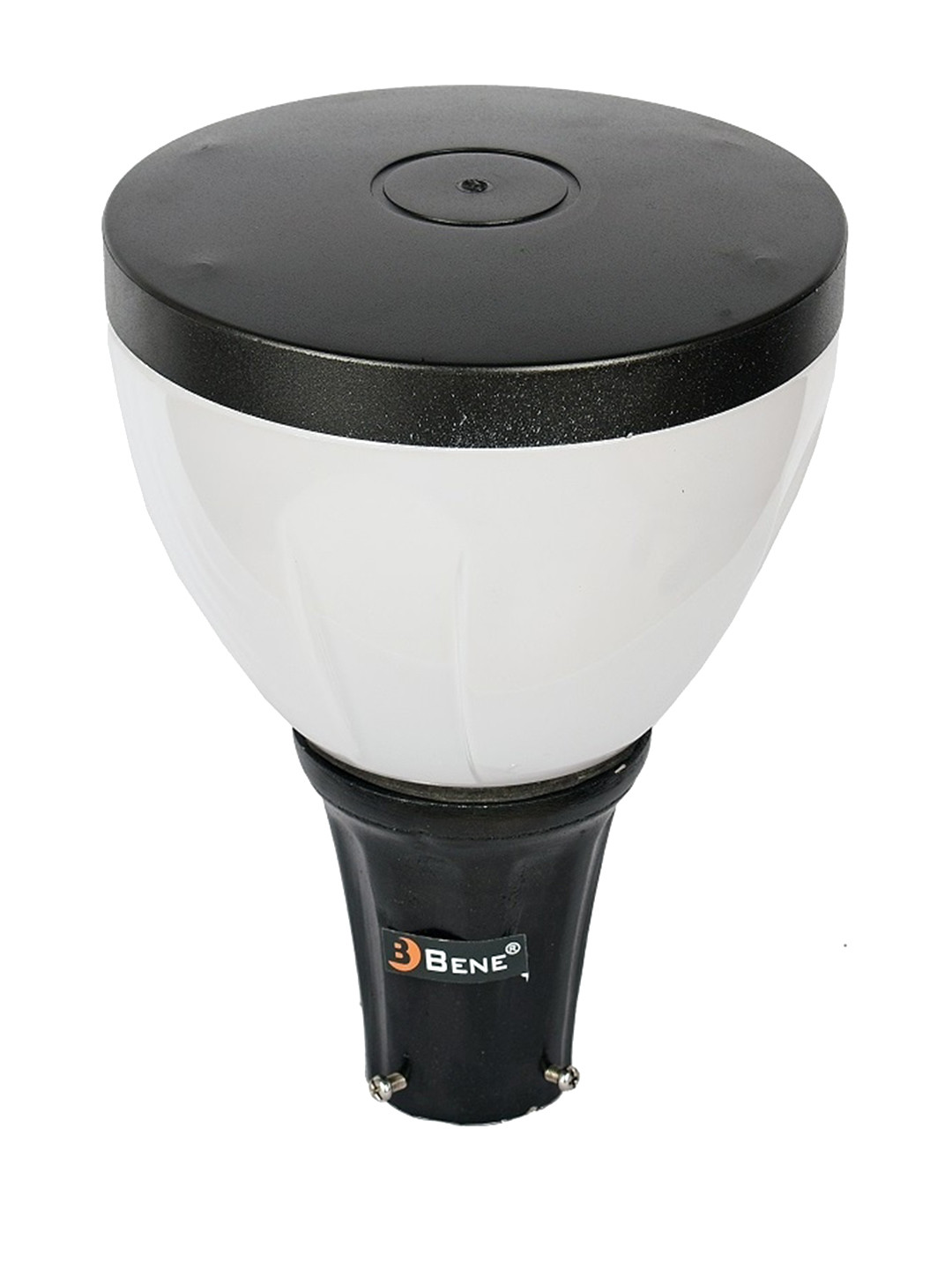 BENE Iris Black & White Abstract Shaped Self-Assembly Outdoor Lamps