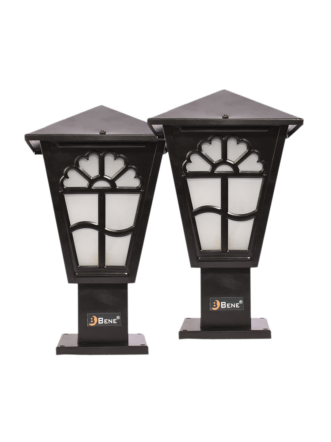 BENE Nairo Black & White 2 Pieces Waterproof & Rustproof Outdoor Lamps