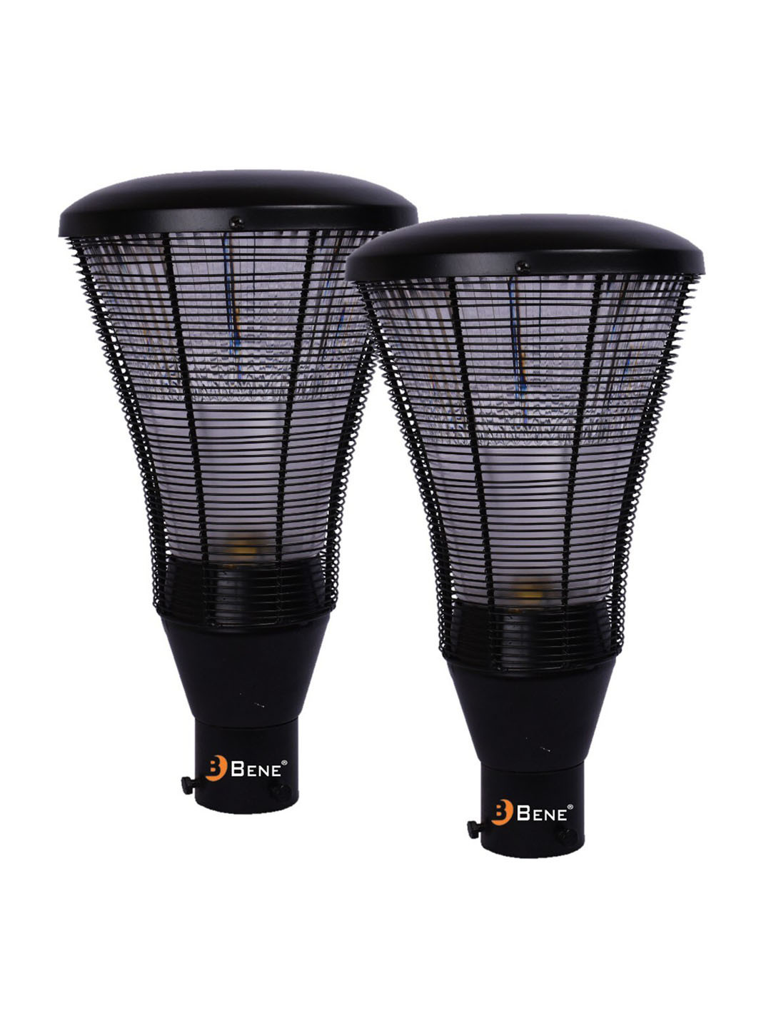 BENE Moscow Black 2 Pieces Self-Assembly Outdoor Lamps