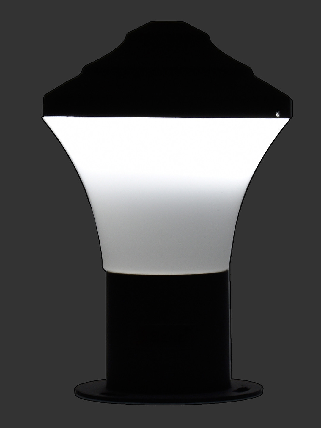 BENE Fume Black & White Self Assembly Outdoor Lamp
