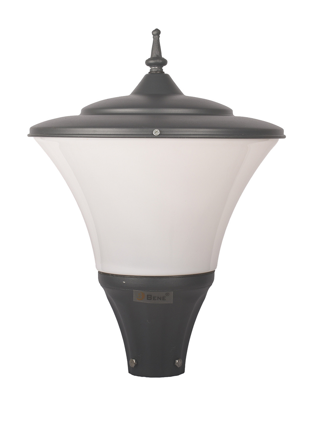 BENE Fetor Grey & White Self-Assembly Spherical Shaped Outdoor Lamp