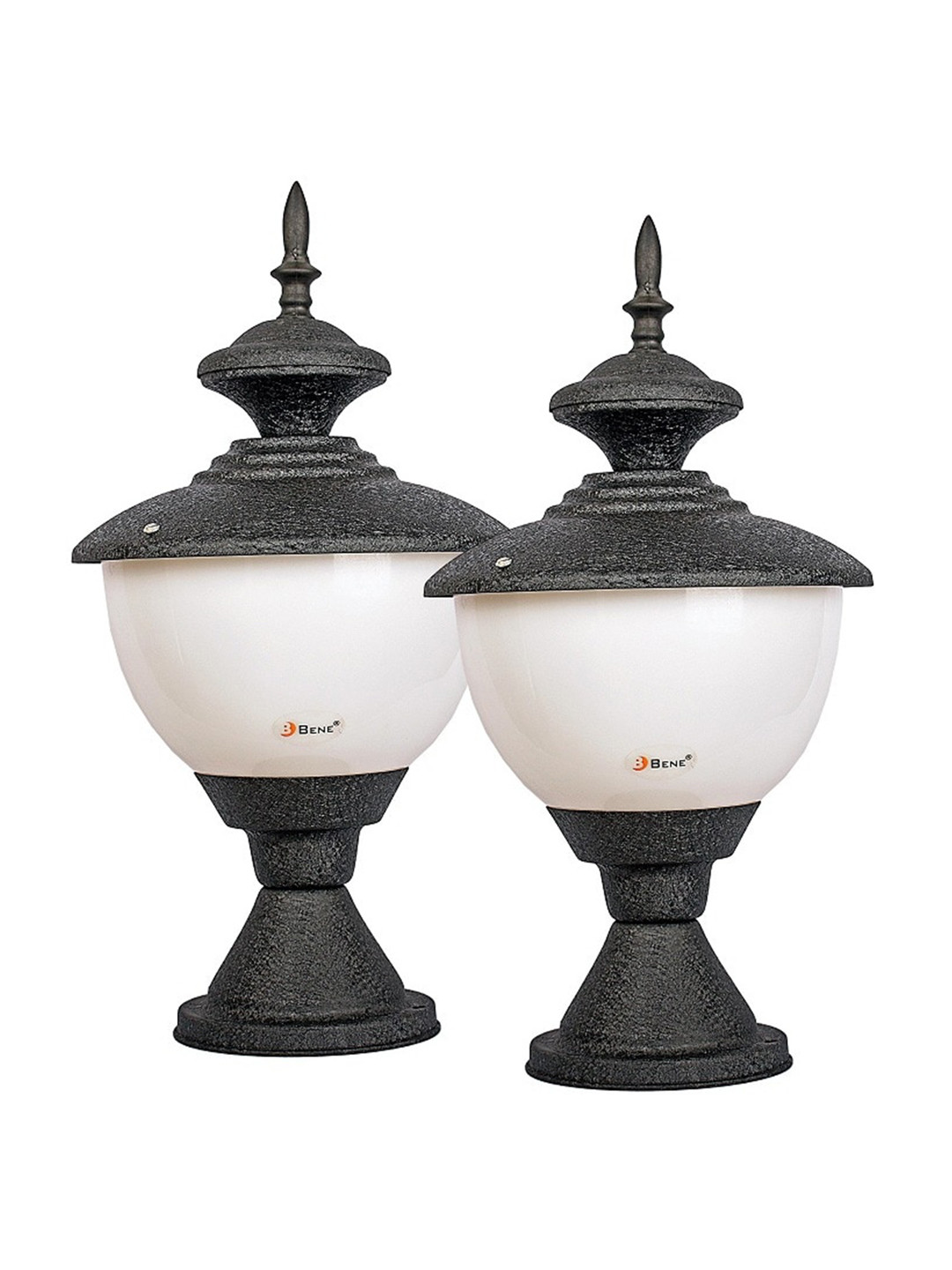 BENE Lamia Black & White 2 Pieces Waterproof Outdoor Lamps