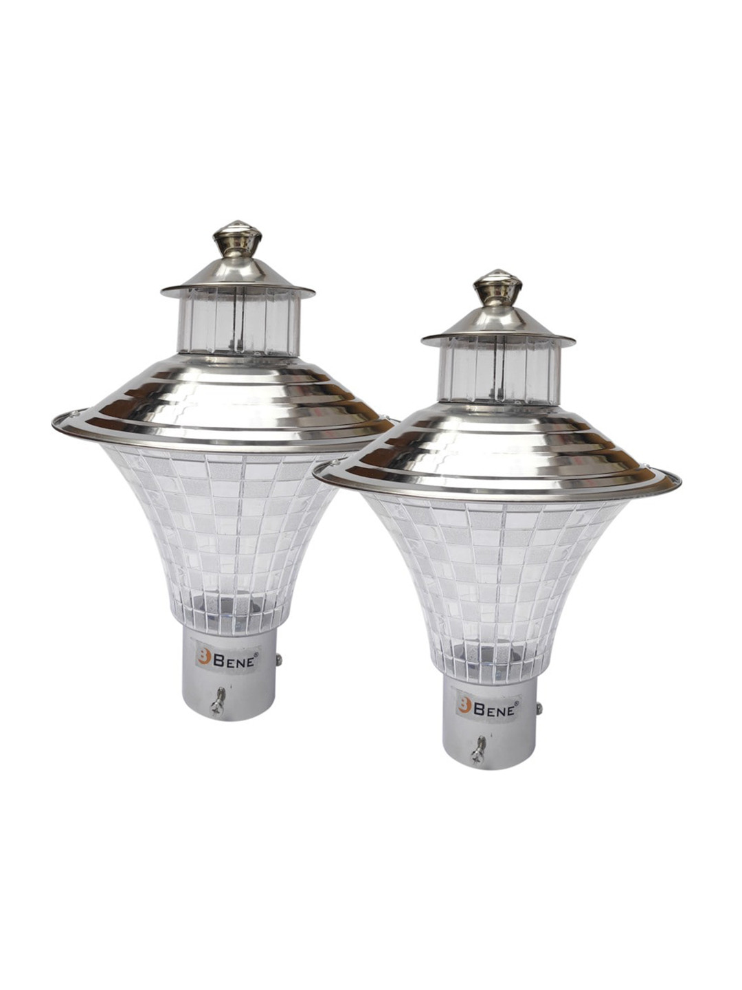 BENE Nice Grey Abstract Shaped Metal Self-Assembly Outdoor Lamps