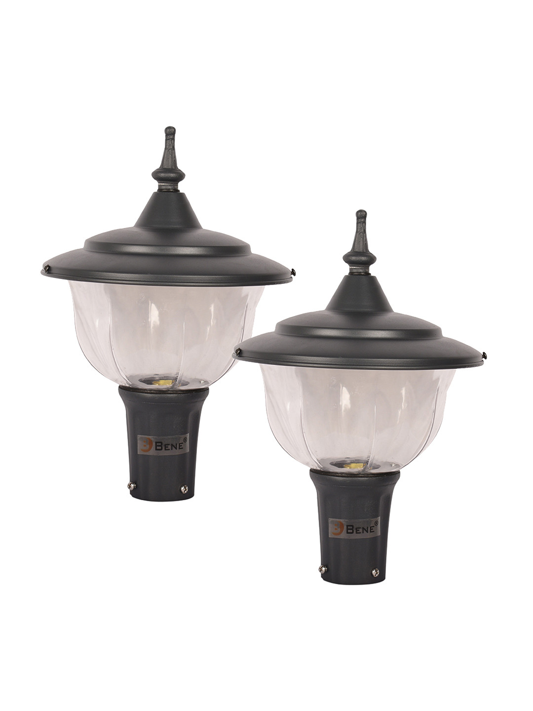 BENE Adam Black & White 2 Pieces Self-Assembly Outdoor Lamps