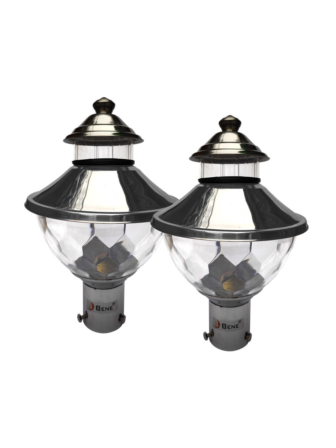 BENE Lavish Grey 2 Pieces Self Assembly Outdoor Lamps