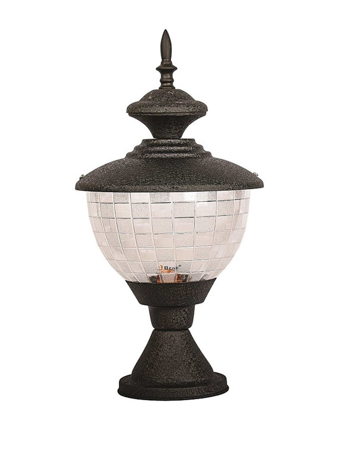 BENE Giza Black & White Textured Self Assembly Outdoor Lamp