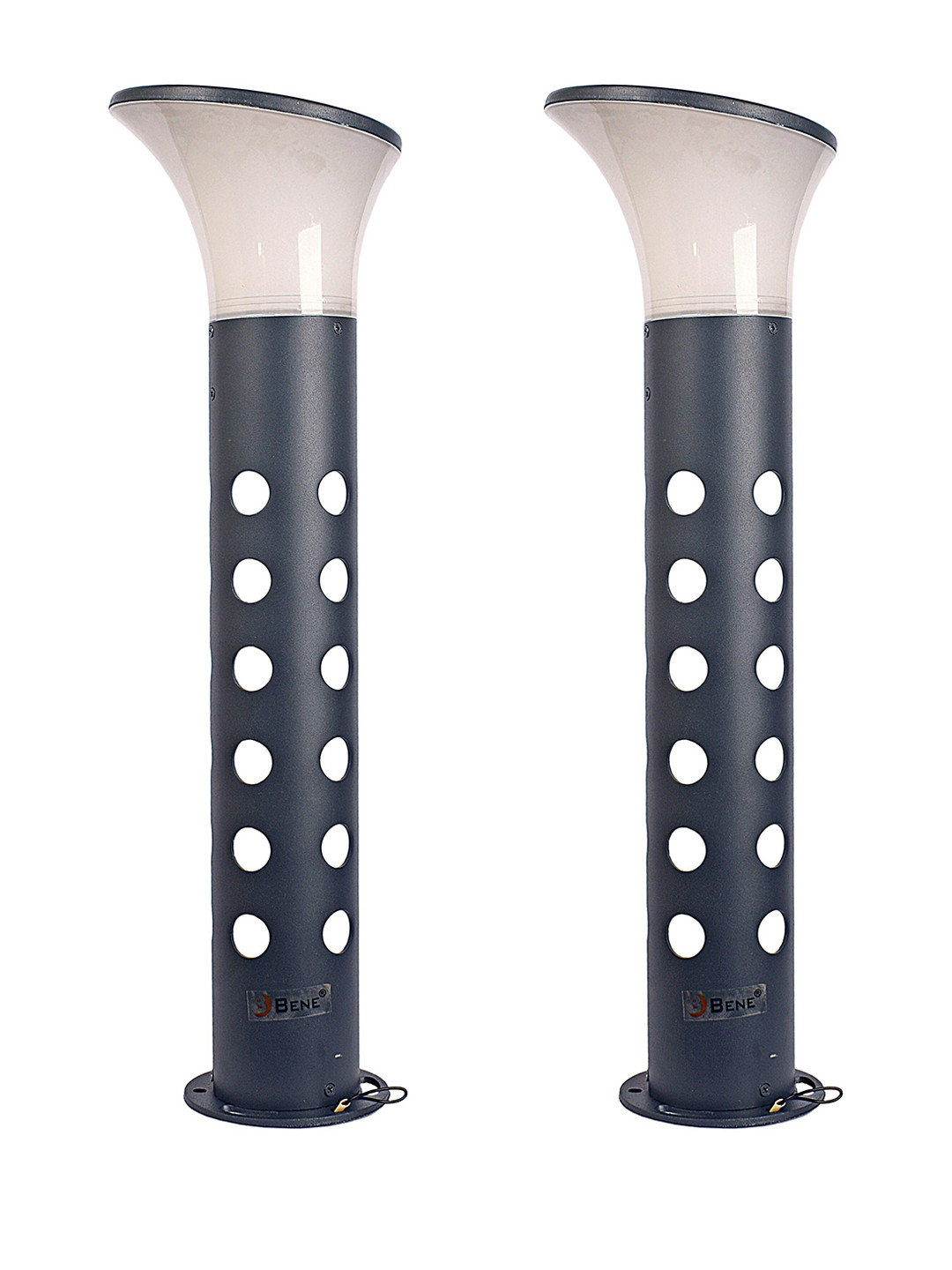 BENE Eden 2 Pieces Grey Aluminium Outdoor Lamps