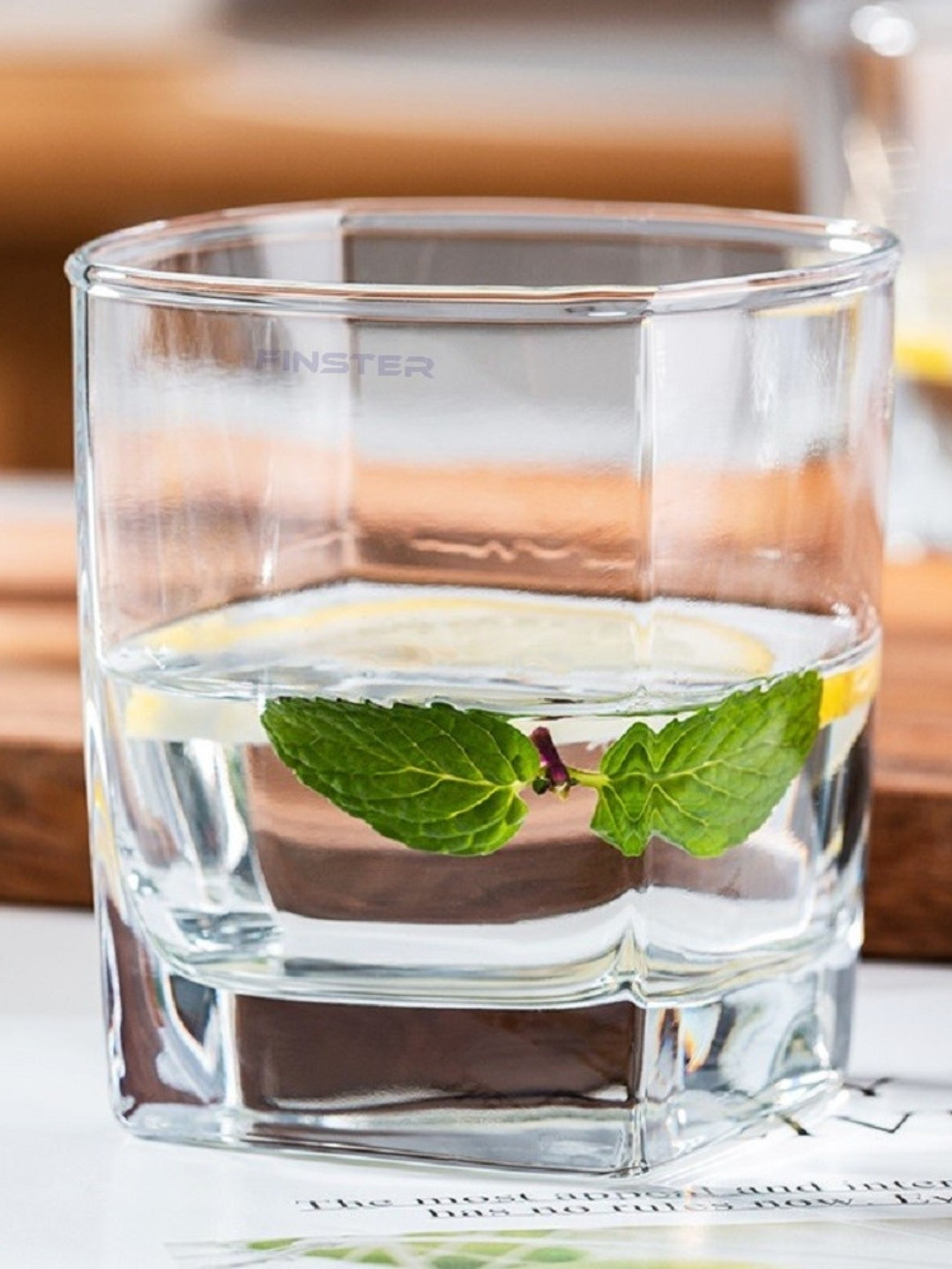 FINSTER Transparent 6 Pieces Bar and Drinkware 200 ml