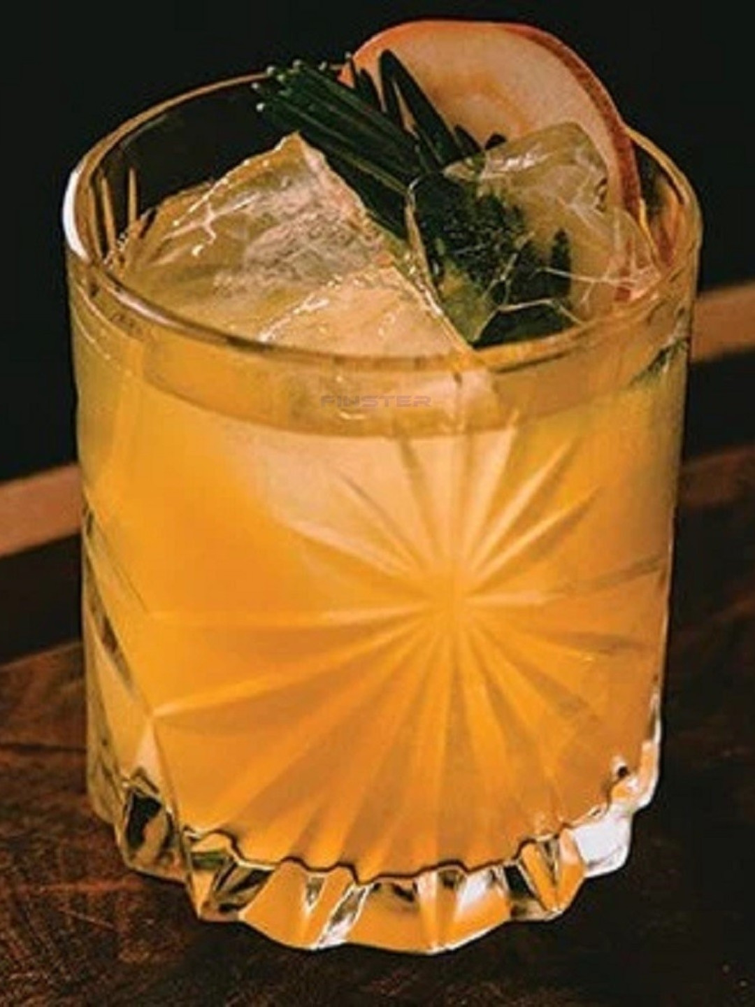 FINSTER 6 Pieces Transparent Water or Juice Glasses 220 ml