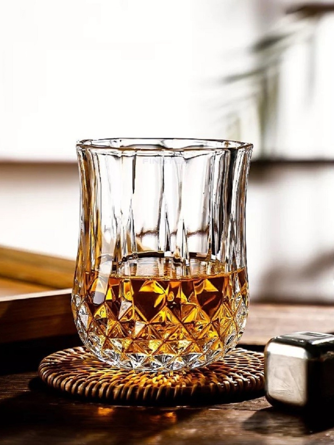 FINSTER Transparent 6 Pieces Glass Bar and Drinkware 220ml