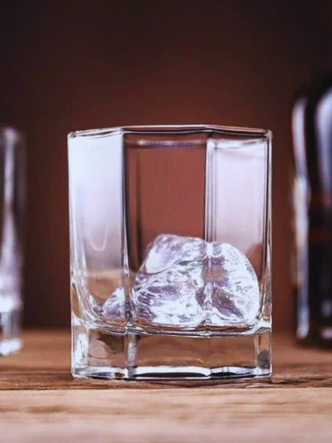 FINSTER Premium Transparent 6 Pieces Glass Water & Juice Glasses 200 ml