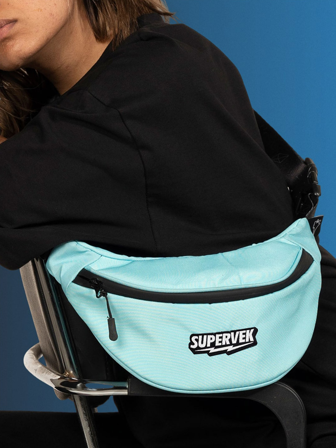 SUPERVEK Unisex Travel Cross Body Waist Pouch Bag
