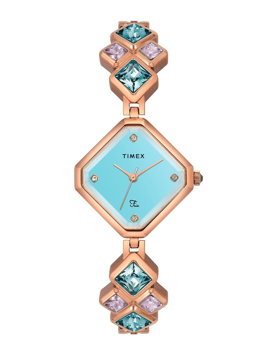 Timex Women Mother of Pearl Dial & Metal Straps Analogue Watch TWEL17202