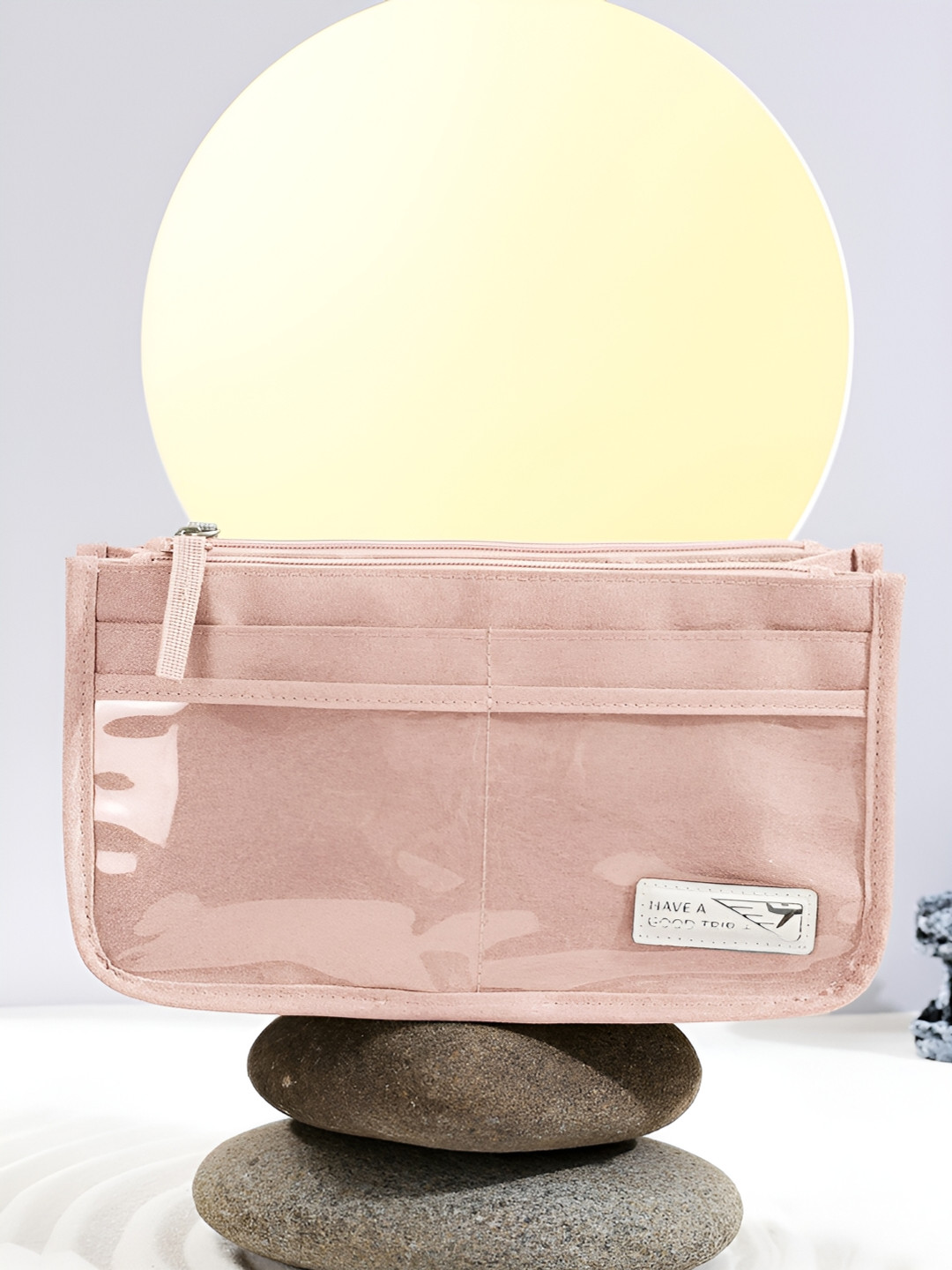 Cortina Pink Water Resistant Travel Essentials Organiser