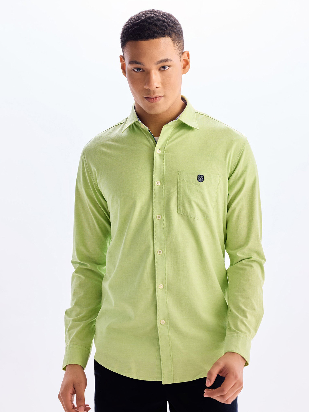 Red Flame Men Opaque Formal Shirt