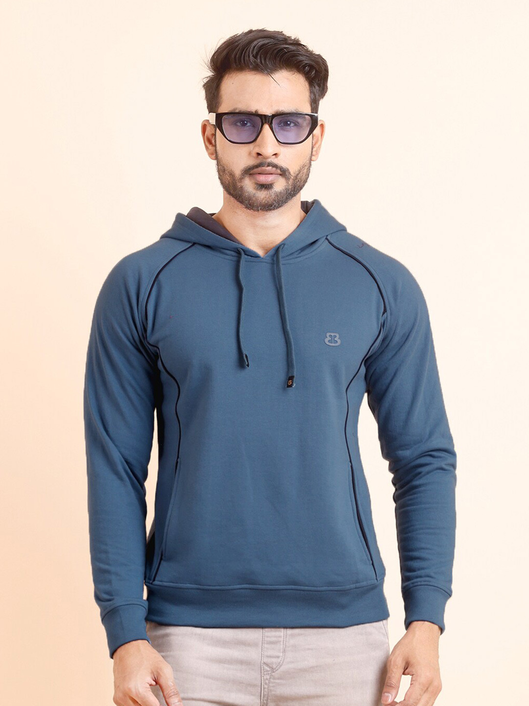 berry blues Hooded Fleece Pullover