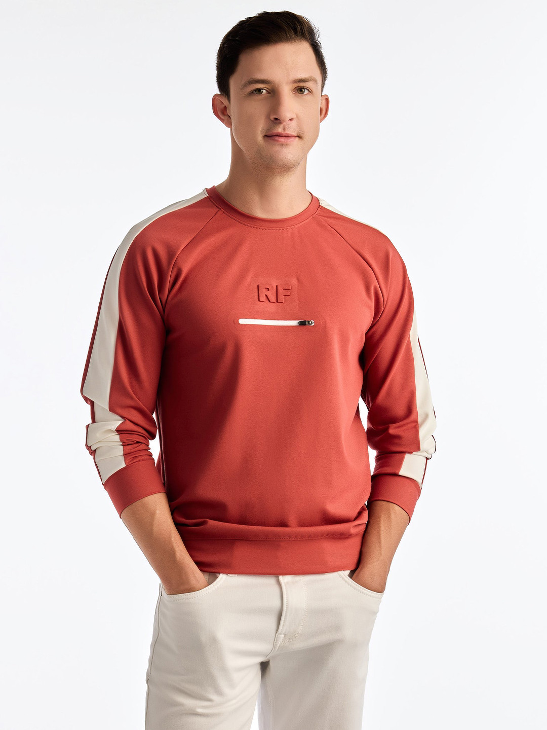 Red Flame Men Sweatshirt