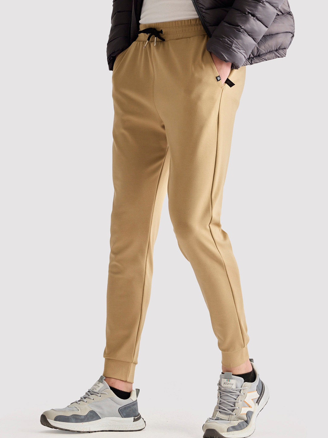 Red Flame Men Mid-Rise Cuffed Trouser