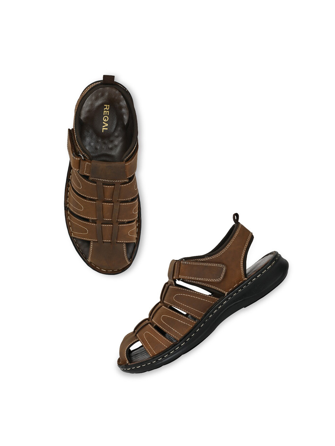 Regal Men Leather Fisherman Sandals