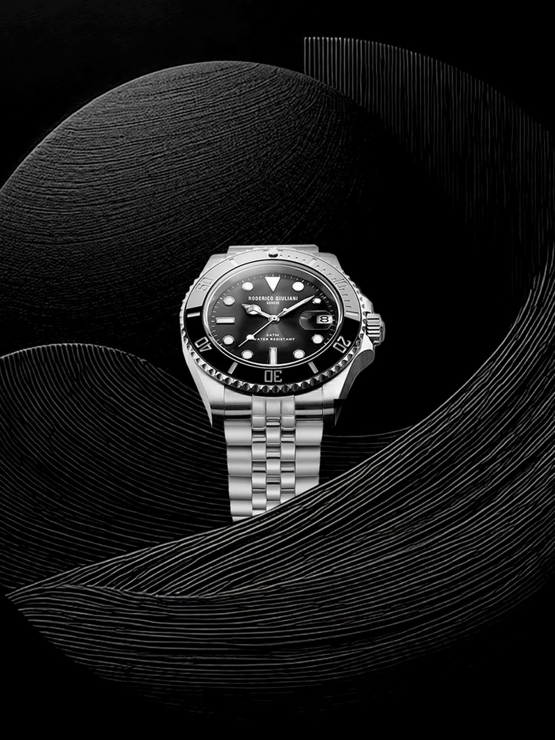 RODERICO GIULIANI Unisex Embellished Bracelet Style Straps Analogue Watch RG-MJSA74000001