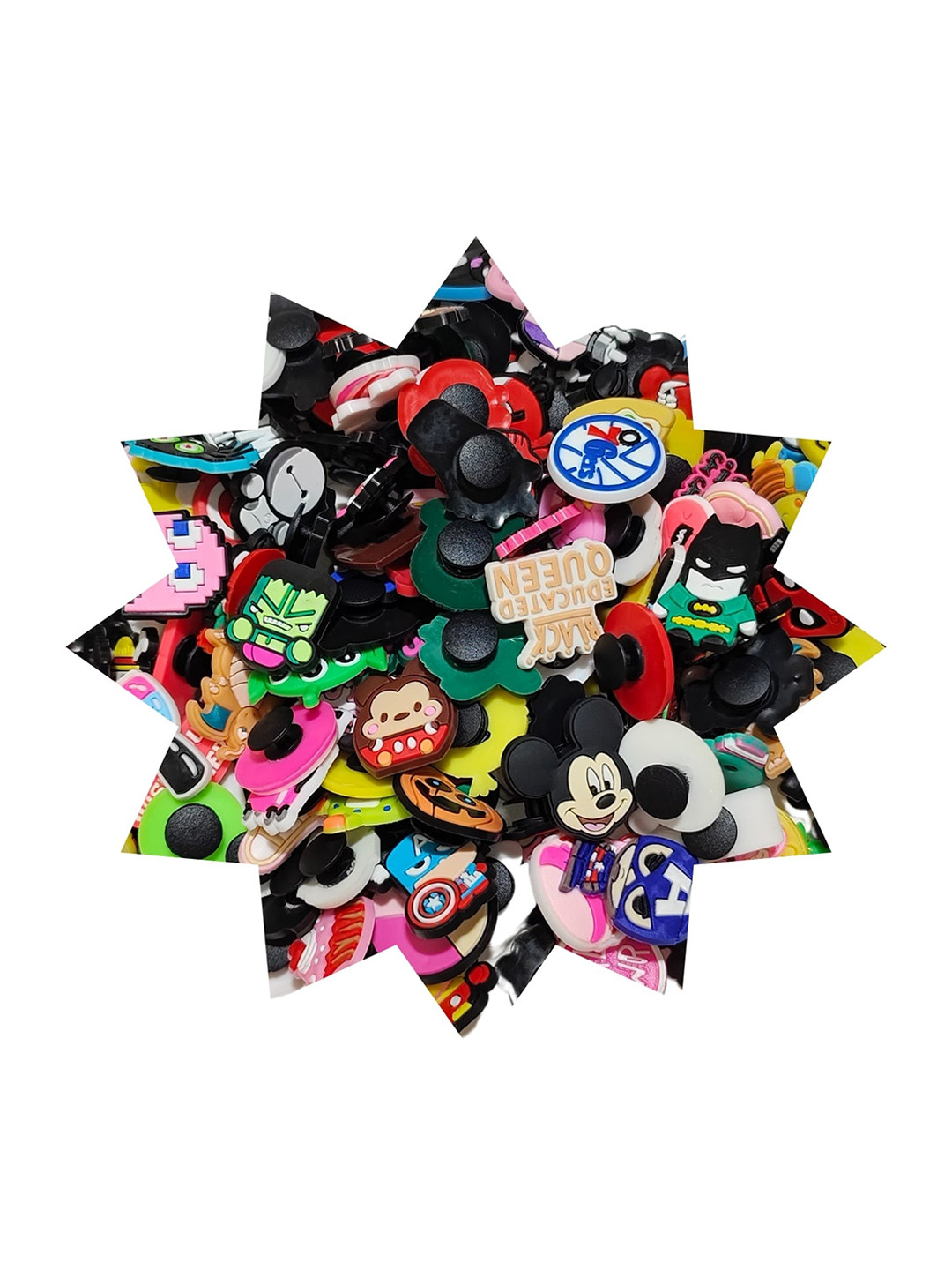 Pinapes Set Of 20 Quirky Shoe Charms