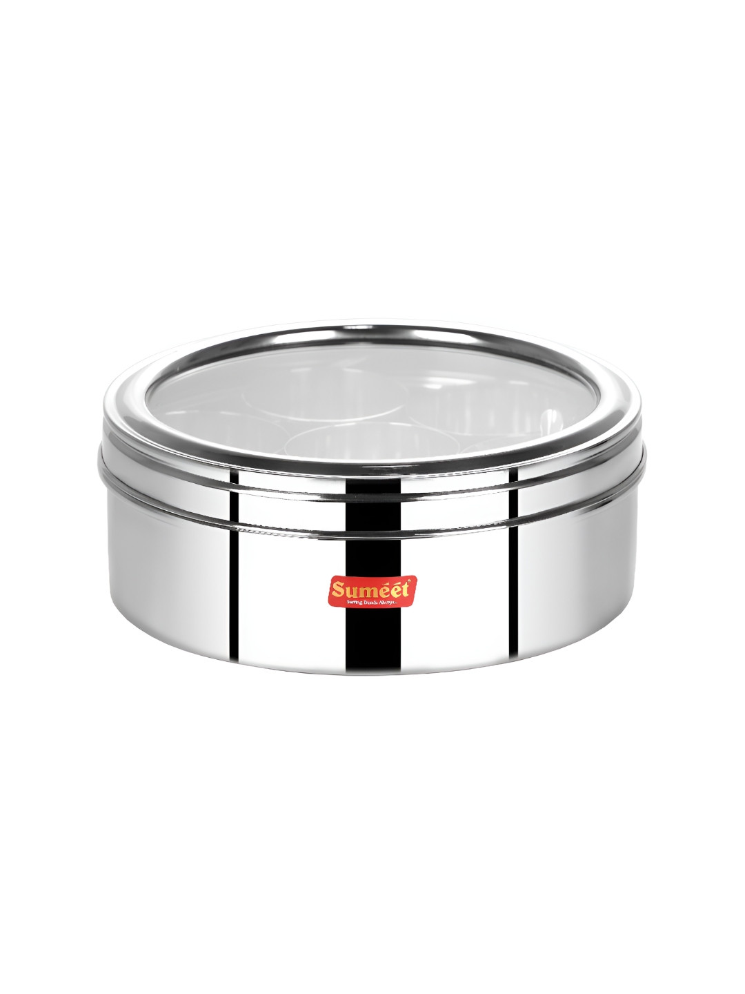 Sumeet Stainless Steel Spice Box with 7 Containers & Lid 2 Ltr