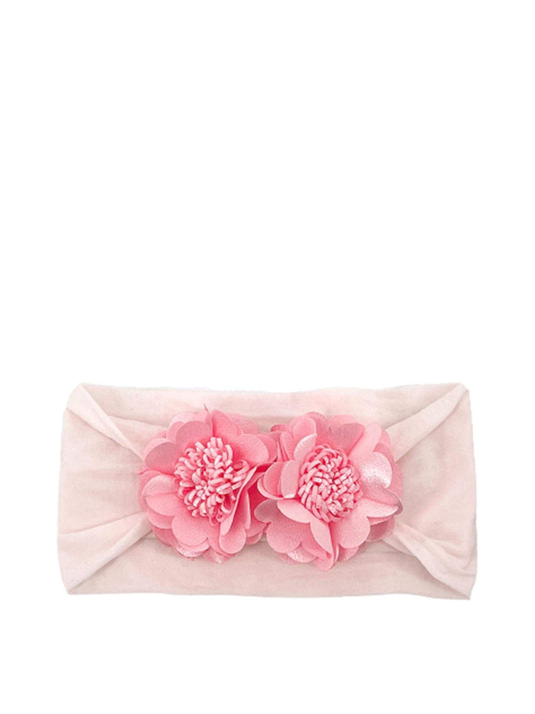 SYGA Infant Girls  Stretchable Soft Double Flower Headband