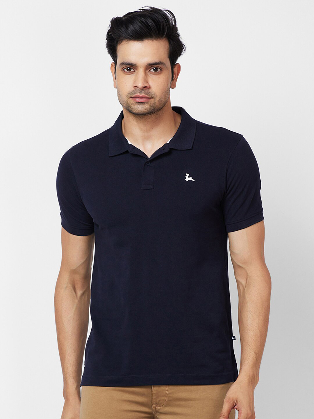 Parx Polo Collar Cotton T-shirt