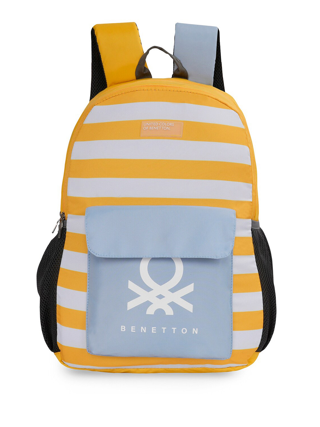 United Colors of Benetton Unisex Horizontal Striped Backpack